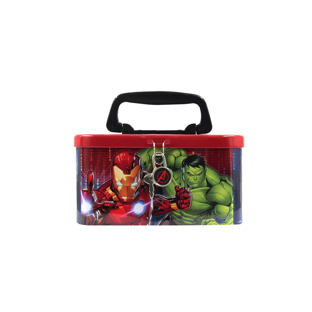 Marvel Avengers Children Coin Bank With Lock