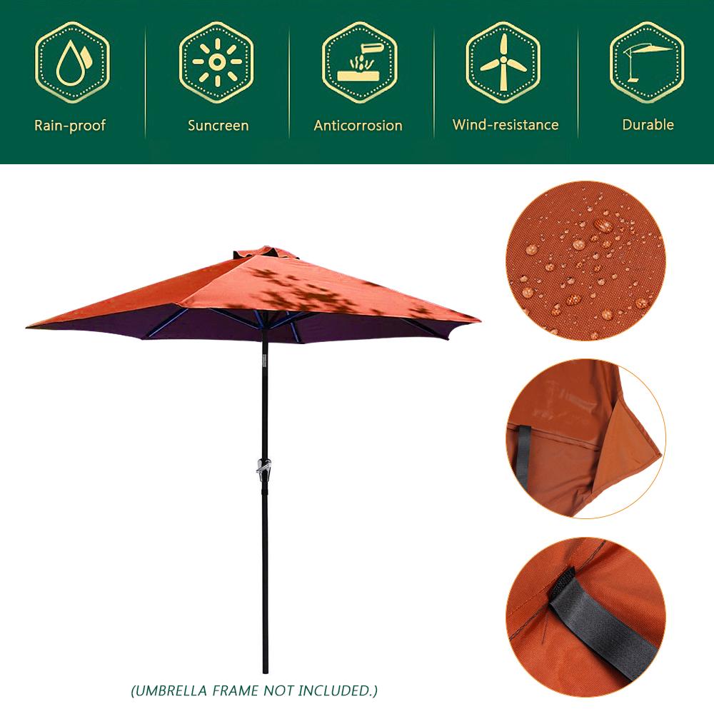 Garden Gazebo Umbrella Parasol Top Canopy Cover Cover Replacement 100*