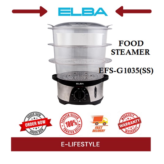 ELBA Food Steamer EFSG1035(SS) Shopee Malaysia