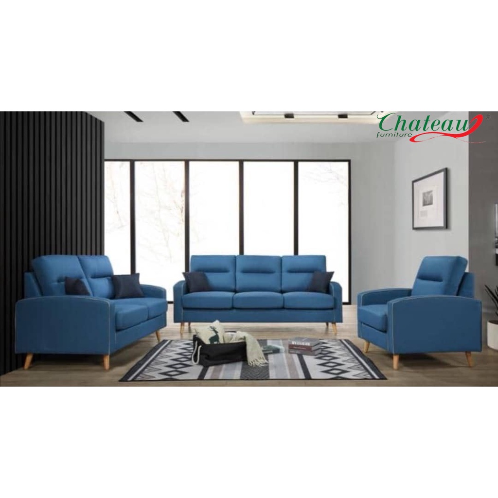 123 Seater Fabric Sofa with Metal Leg/ Fabric Sofa/123 Seater Sofa ...