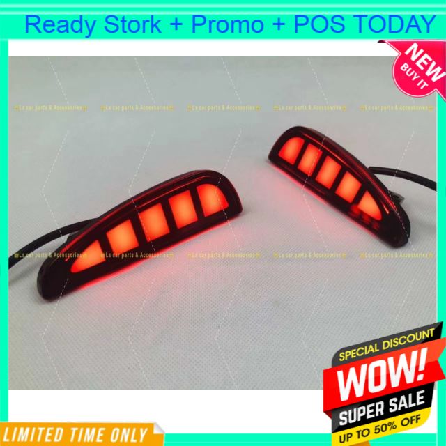 Proton X70 Rear Running Light bar Tail Trunk Signal Brake Reflective ...