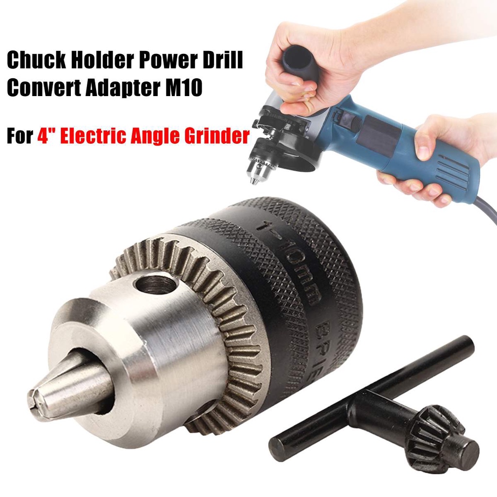 Drill Chuck 3-16mm For 4'' Electric Angle Grinder Power Drill Home Tools Convert 