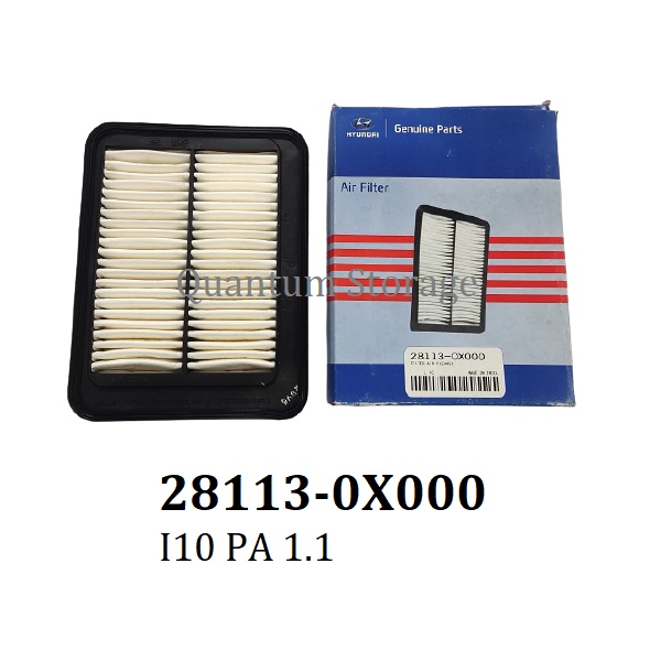 Hyundai Engine Air Filter Cleaner 281130X000 i10 PA 1.1 Shopee Malaysia