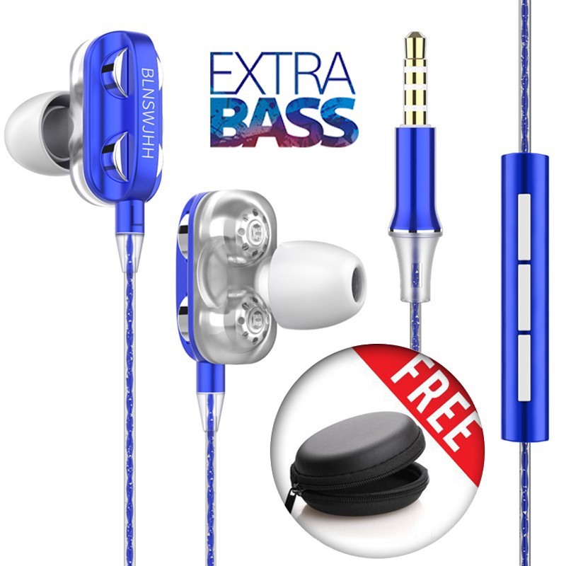 K9 highend wired headphones with Mic, Great, Super durable wire Free