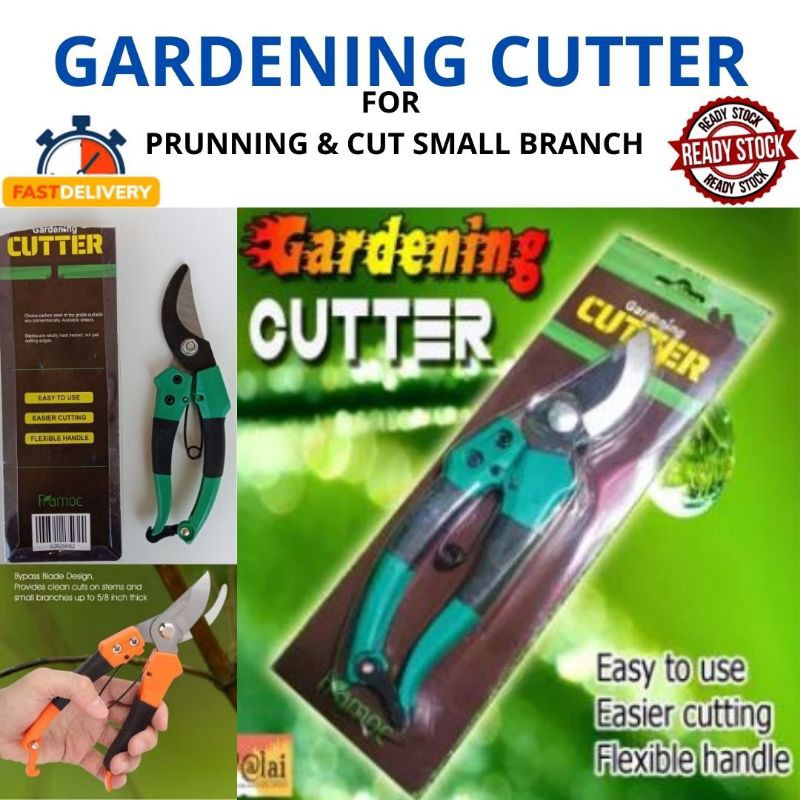 Buy Gunting Pokok Bunga Gardening Cutter High Quality Gunting Dahan Pokok Dan Ranting Pruning Shears Seetracker Malaysia