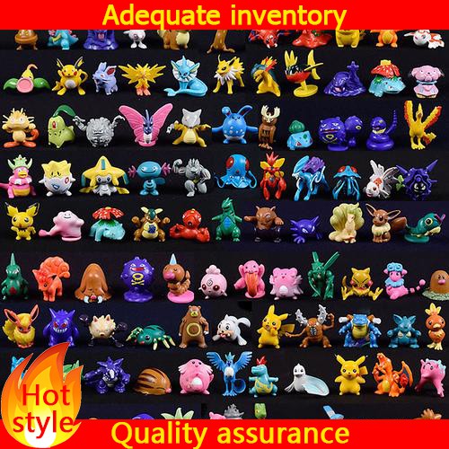 NEW 144pcs Pokemon Toy Set Mini Action Figures Pokémon Go Monster Vinyl ...