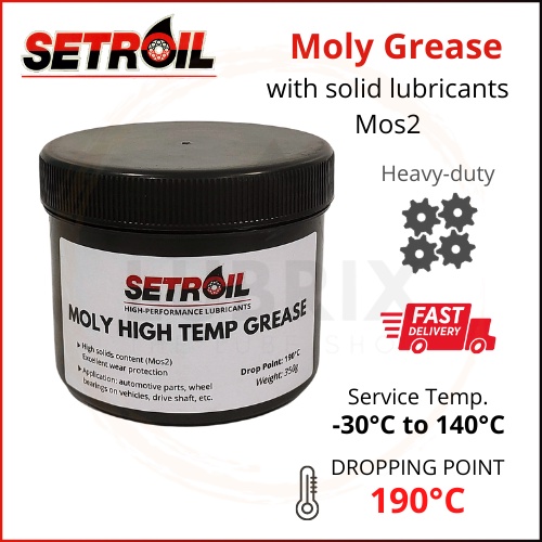 LUBRIX Setroil Moly Grease High Temp Grease Drive Shaft Grease CV Joint