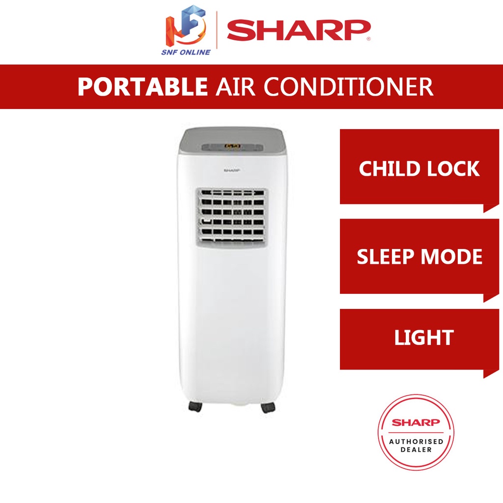 Sharp Portable Air Conditioner 1.0HP R32 CVH10YD CV-H10YD | Shopee Malaysia