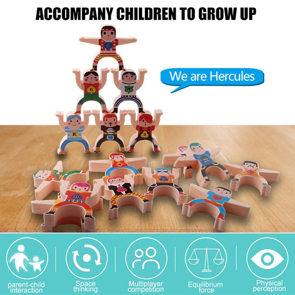 hercules stacking blocks balancing toy