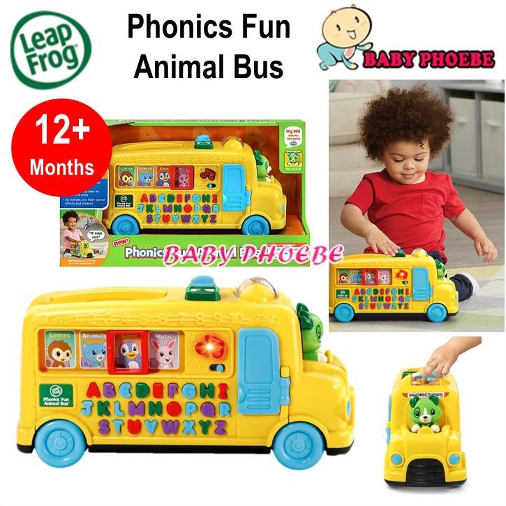 phonics fun animal bus