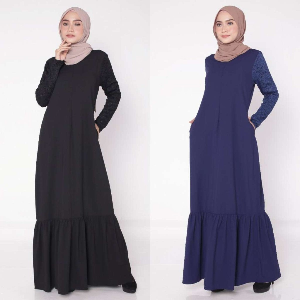 glitter dress muslimah