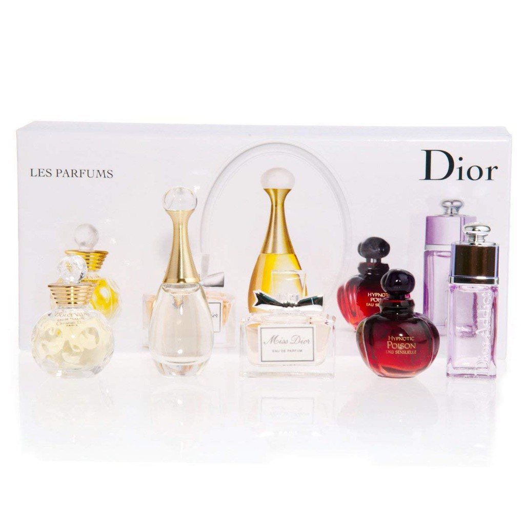 Christian Dior Les Perfumes Variety Box Miniature Gift Set Of 5Pcs X 15Ml  Edt | Shopee Malaysia