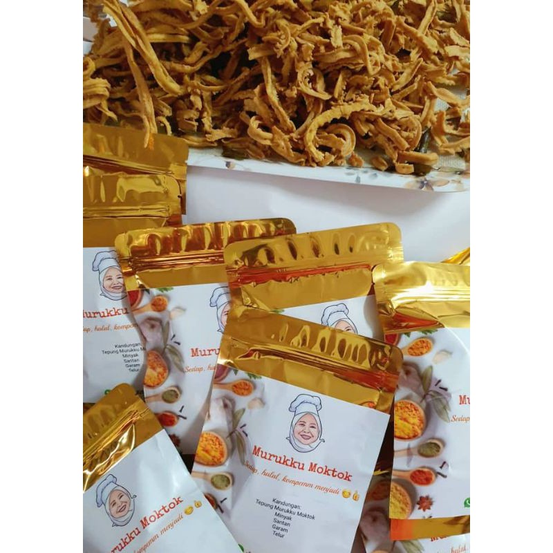 Murukku Salted Egg By Moktok Murukku Halal Muruku Maruku Meruku Kudap Halal Bersih