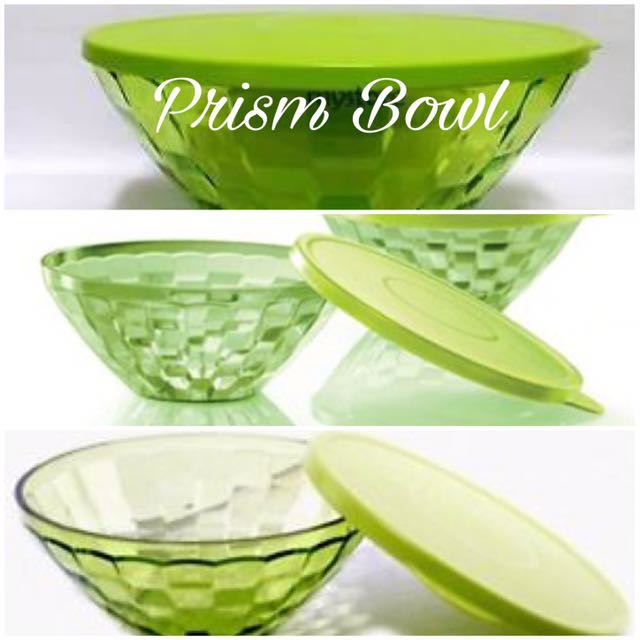 Original Tupperware Prism Bowl Set Shopee Malaysia