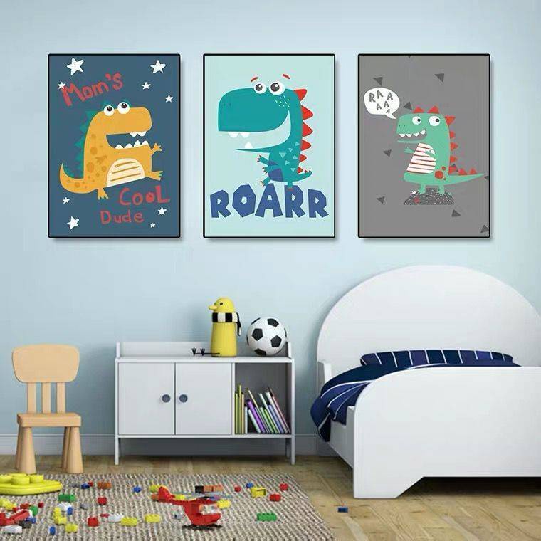 kaligrafi * frame deco canvas painting Childrenu0027s room decoration 