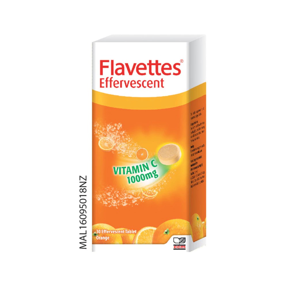 Flavettes Effervescent Vitamin C 1000mg Orange 15s X 2 02 22 Shopee Malaysia