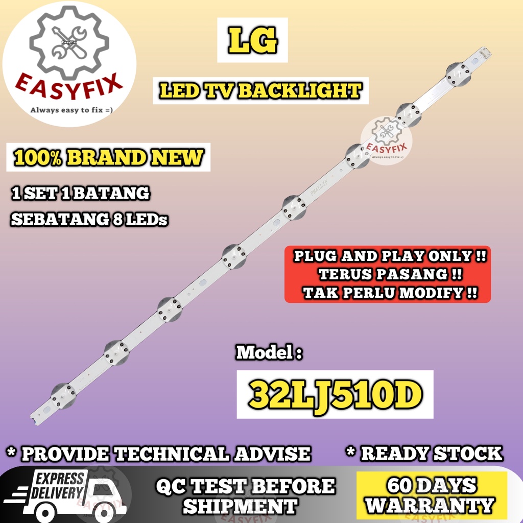 32LJ510D LG 32 INCH LED TV BACKLIGHT ( LAMPU TV ) 32" LG BACKLIGHT 32LJ510