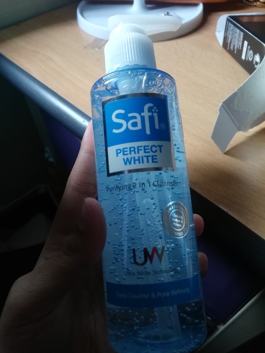safi perfect white 2 in 1 cleanser