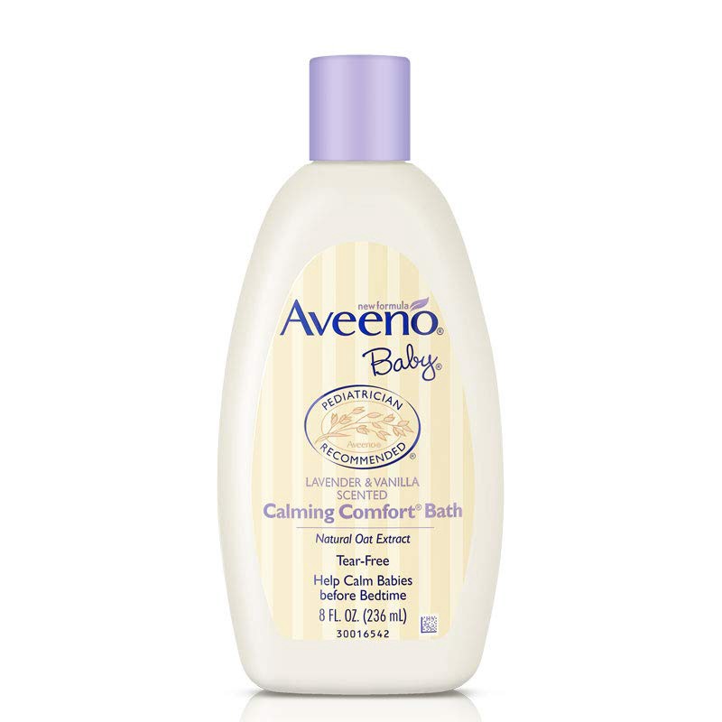 Aveeno Baby Lavender Vanilla Scented Calming Comfort Bath Shopee Malaysia