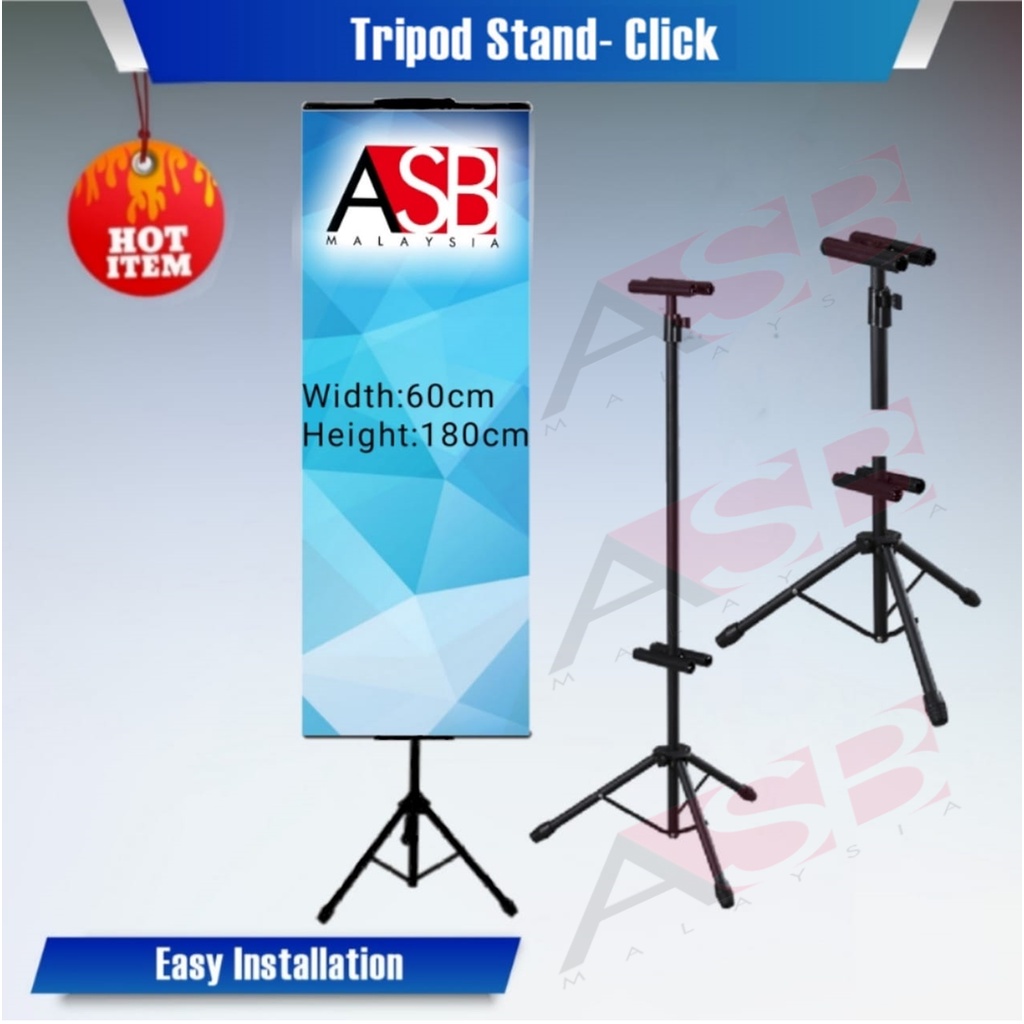 Ready Stock Msia Tripod Bunting Stand Banner Stand | Shopee Malaysia