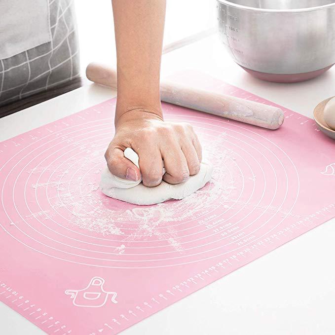 Large Non Stick Silicone Sheet Dough Fondant Baking Pastry Icing Rolling Mat Pad 