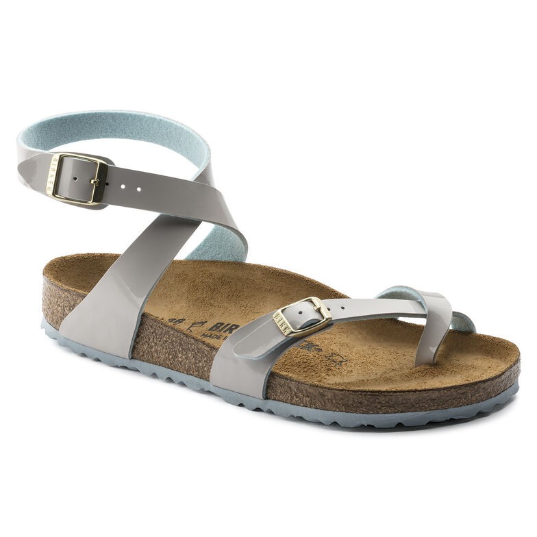 birkenstock yara patent black