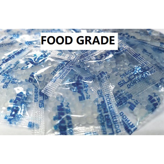 Food Grade Silica Gel Desiccant/ Dehumidifier 1gm Shopee Malaysia