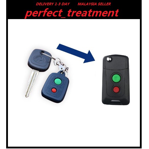 Perodua Flip Key Case Myvi 2006-2010 Kancil Kelisa Kenari 