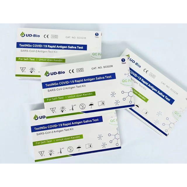UDBio TestNGo COVID 19 Rapid Antigen Self Test Kit RTK (Saliva Sample