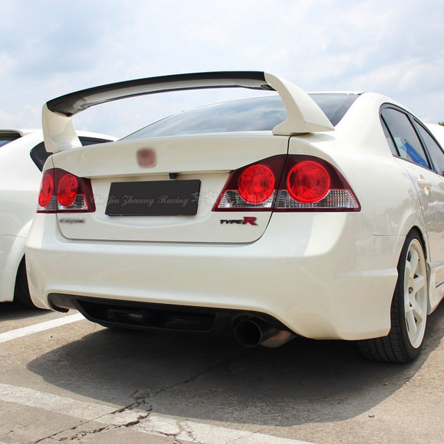 CIVIC 2006 FD2 TYPER STYLE REAR BUMPER POLYPLASTIC BACK IN STOCK
