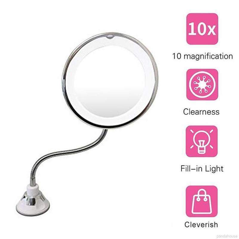10x Magnifying Led Lighted Makeup, 10x Magnifying Led Lighted Makeup Mirror