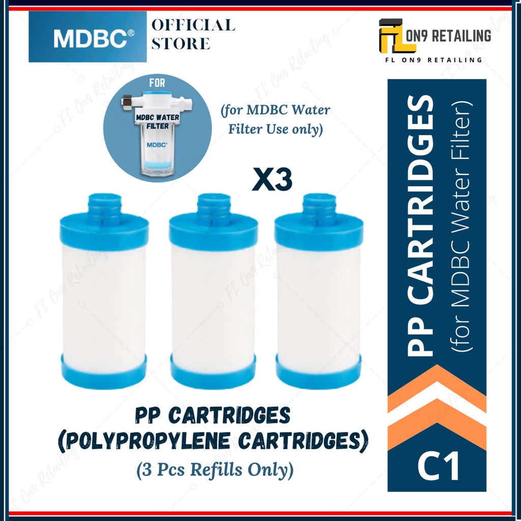 Mdbc Cartridges (PP) Refill for Household Water Filter x3 | x6 | x12