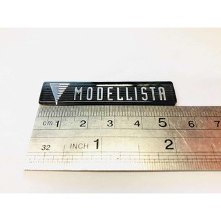 TOYOTA MODELLISTA EMBLEM LOGO Alphard Vellfire Passo Racy Camry Estima ...