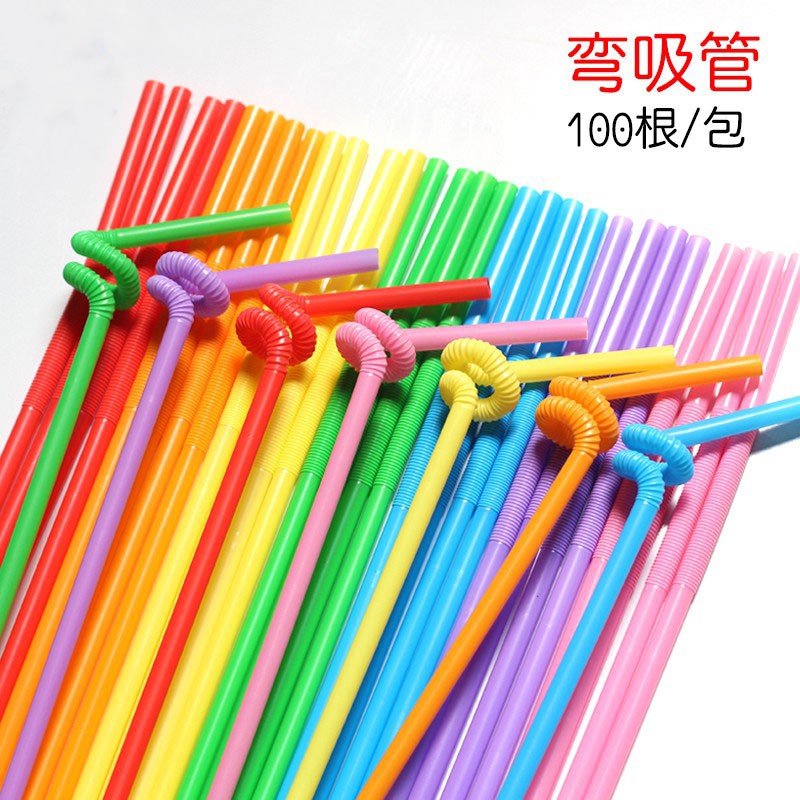 Art Straw / Flexible Art Straw / Flexible Straw 6mm x 26mm (80pcs