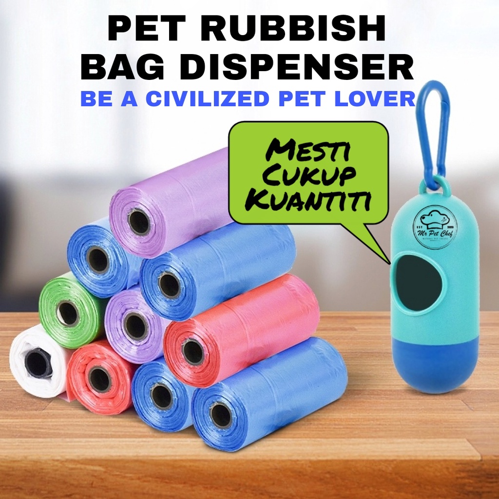 Pet Poop Bag Dispenser Diaper Plastic Bag Cat Dog Toilet Beg.. Pet Grooming & Hygiene