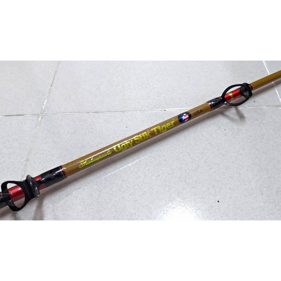 shakespeare ugly stik tiger spinning rods 7' Rod, Two Piece Nearshore/Offshore Rod, 20-50lb Line Rating, Medium Rod Power, 1-6 oz. Lure Rating, Versatile and Dependable,black : Sports & Outdoors Its time to fish ugly. Ugly Stik Tiger Elite Jig