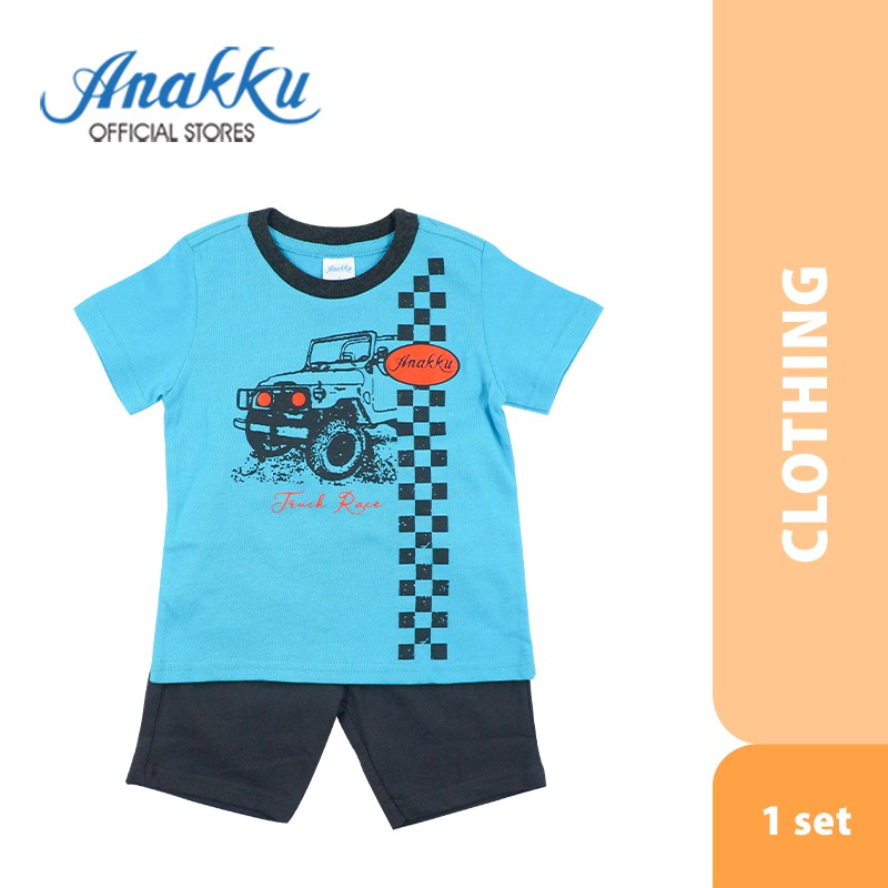 Anakku Baby Boys Clothing Set Baju Bayi Lelaki  Short 