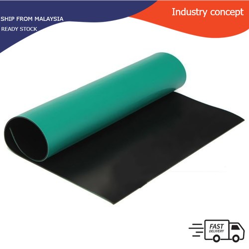 INDUSTRY PIPE & JOINT ESD Mat Cut To Size Dissipative Table Top Floor