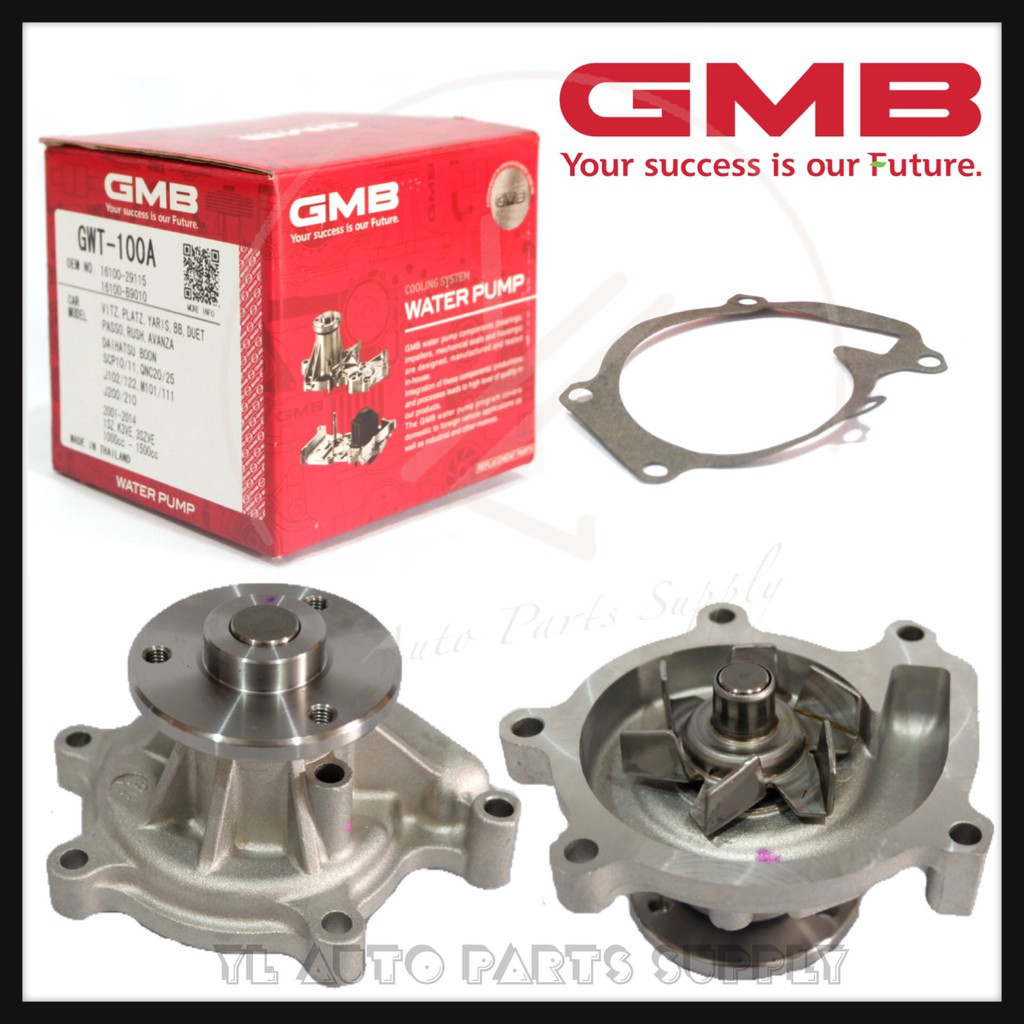 Perodua Myvi 1 3 1 5 Alza 1 5 Toyota Avanza Gmb Water Pump Gwt 100a Shopee Malaysia