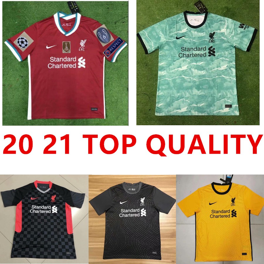 Top quality 2020 2021 Liverpool FC soccer jerseys | Shopee ...