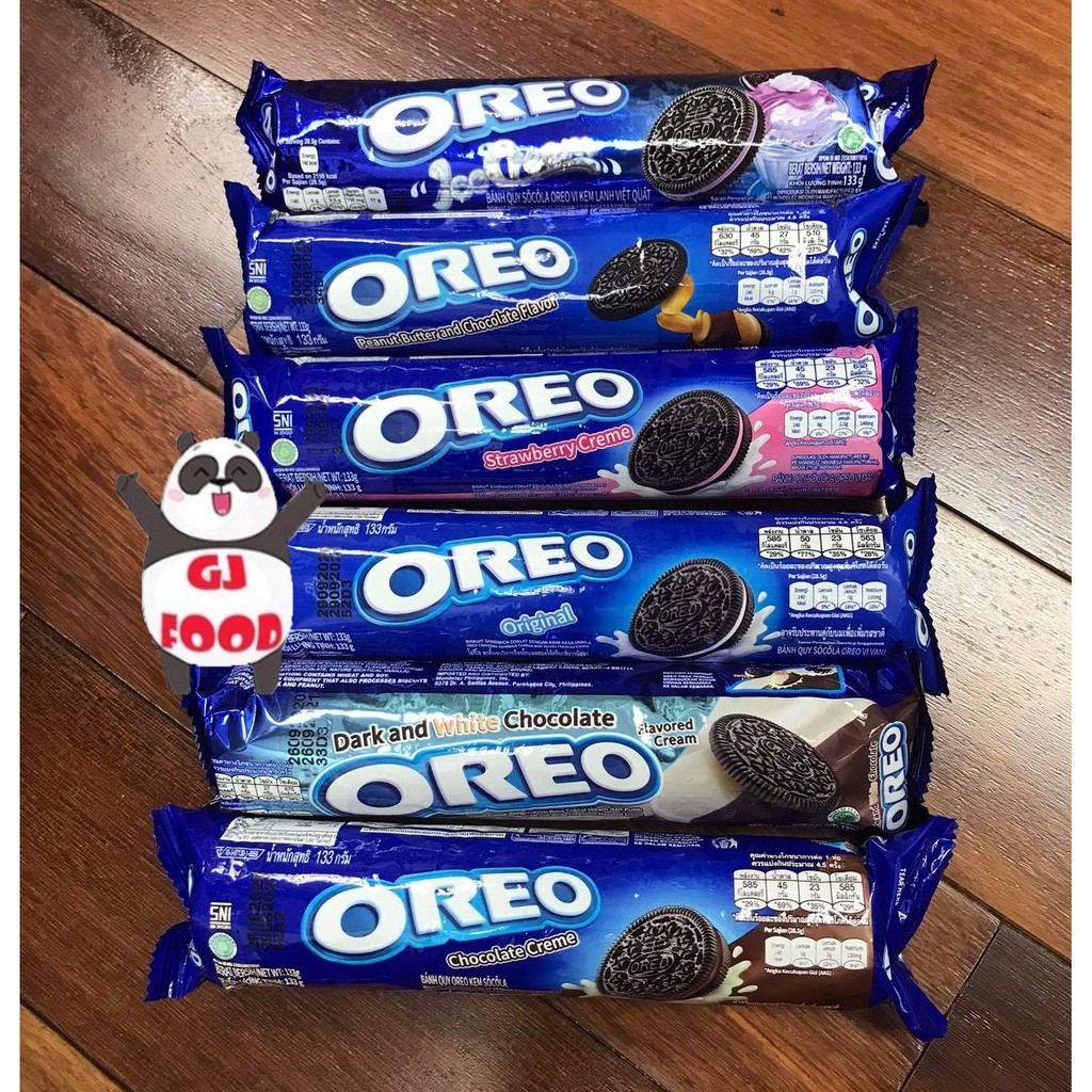 Oreo Cookies /Original / Chocolate / Peanut Butter & Chocolate / Strawberry / Blueberry Ice Cream 133g