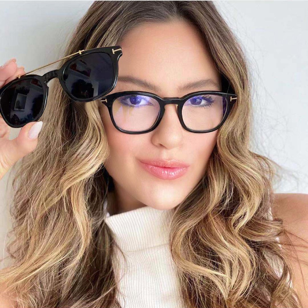 Fashion Clip On Driving Sunglasses Anti Ray Lens Spectacles Flip Up Magnet Eyewear UV400