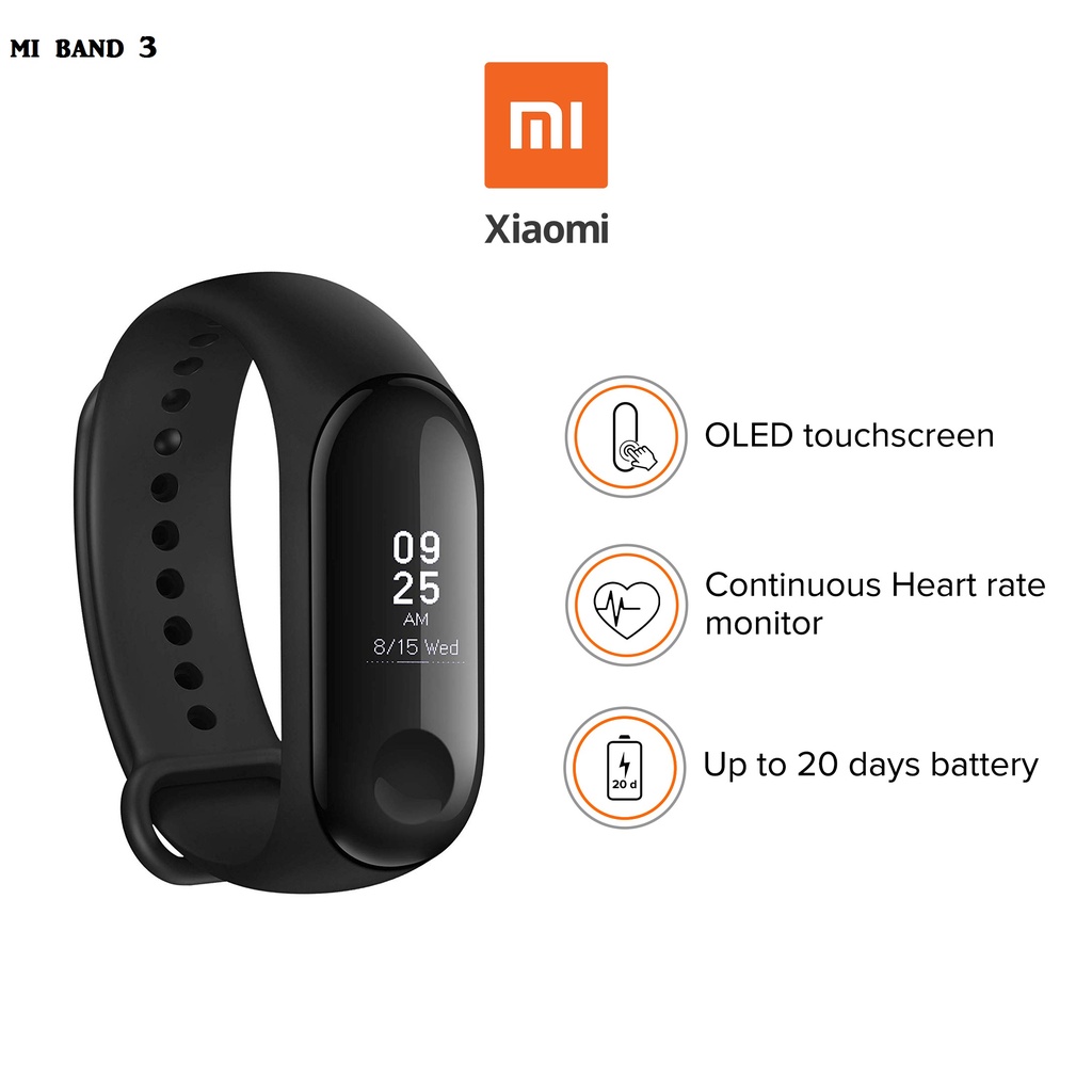 Xiaomi + Mi Smart Band 3 / 6 / 7 + ORIGINAL XIAOMI + 1 Year Warranty By ...