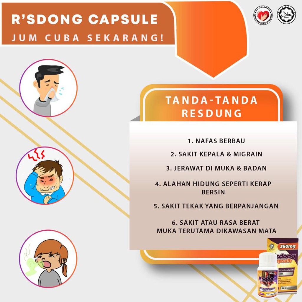 Resdong Capsule Merawat Resdong Alahan Dan Jerawat Dengan Cepat Tanpa Kesan Sampingan Dan Jimanin Halal Serta Kkm Shopee Malaysia