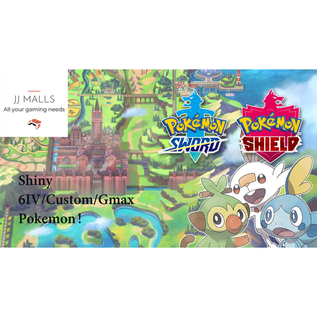 Shiny Rare Pokemon For Sword And Sheild Fast Deal Shiny Perfect 6iv Gmax Complete Pokedex Shopee Malaysia