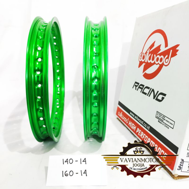 Wilwood Wheels 140 160 ring 14 Green WM shape Wheels original sale
