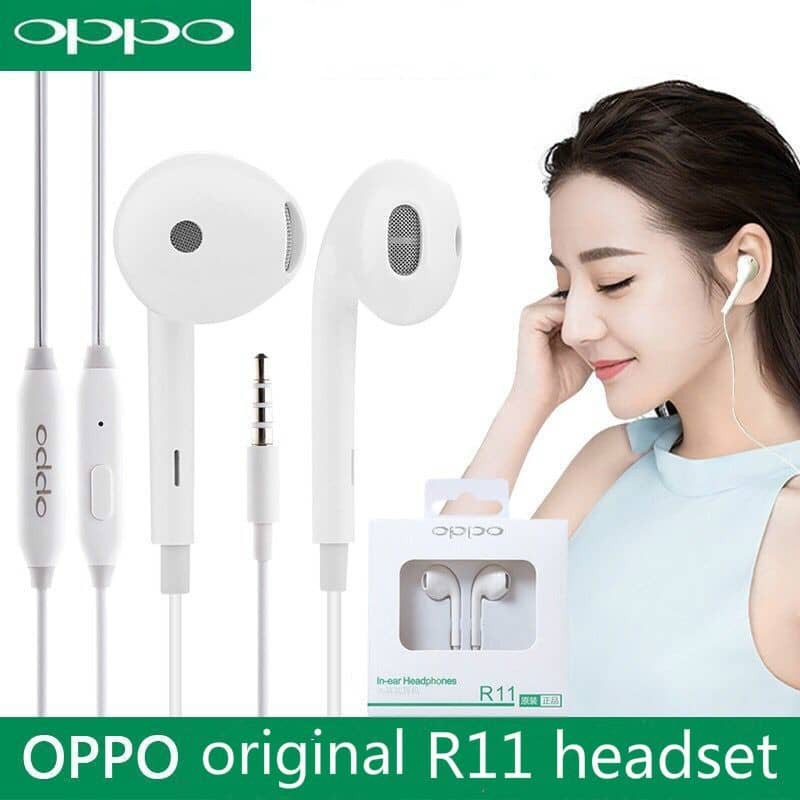 100% Oppo MH135 Android 3.5mm Earpod Earphone With Headphone Plug ...