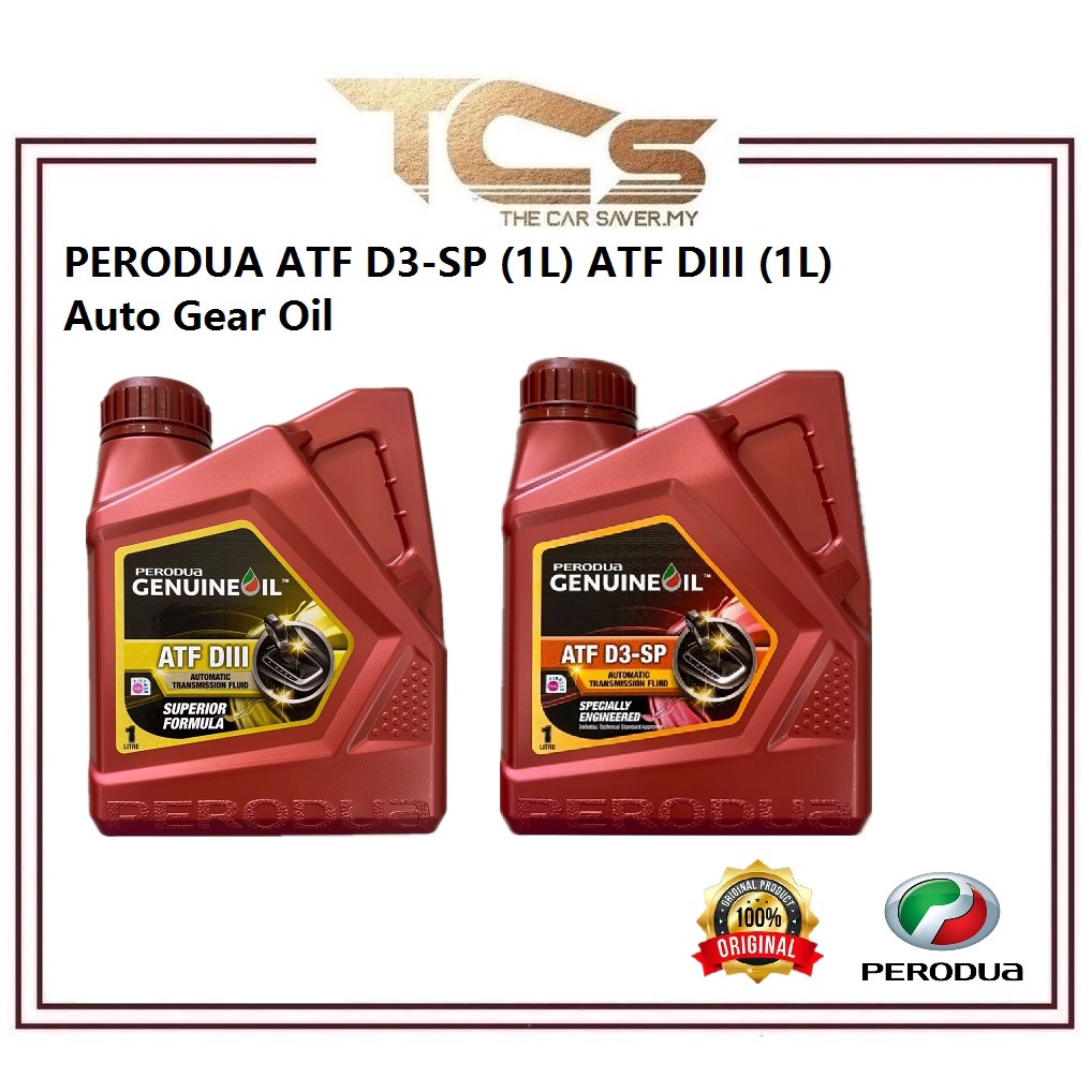 Original Perodua Atf D3 Sp 1l Atf Diii 1l Auto Gear Oil