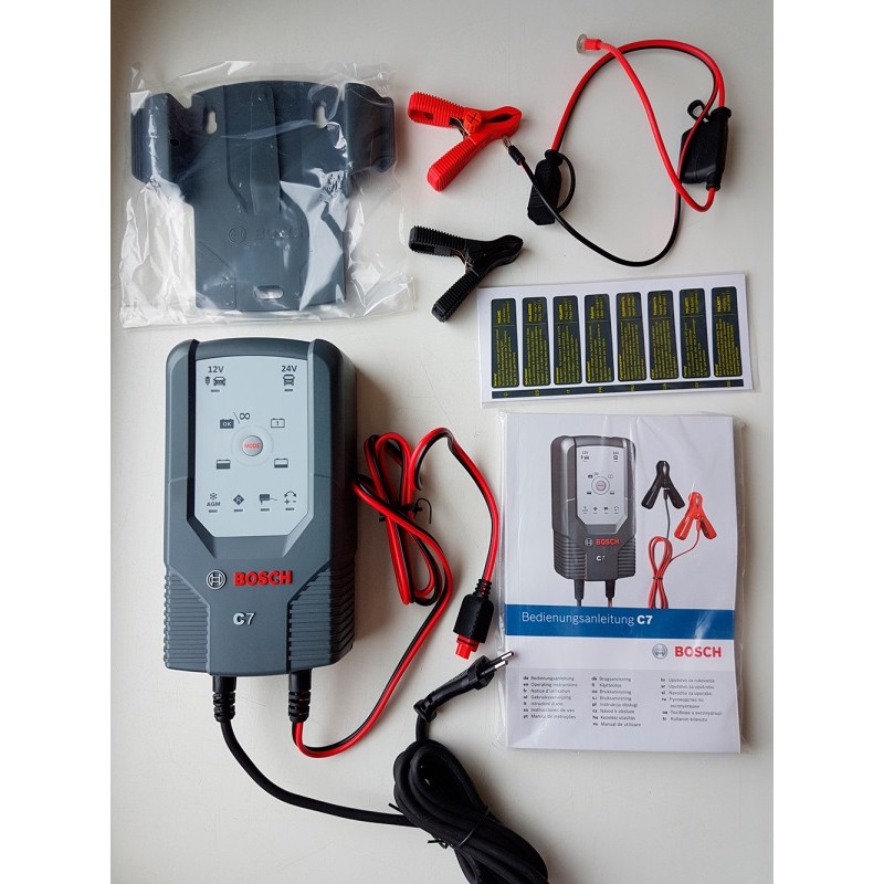 ◎READY STOCK ? TEEMO BOSCH C7 Fully Automatic Mode 6 12V/24V Lead-Acid Battery  Charger - 018999907M | Shopee Malaysia