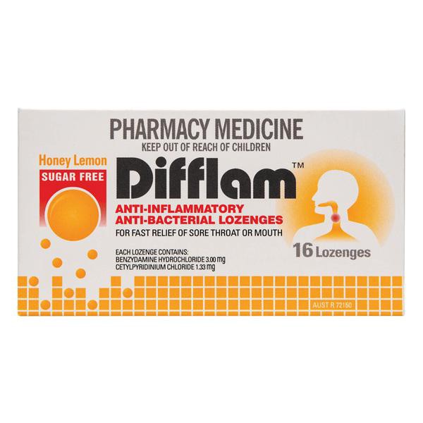 Difflam Anti Inflammatory Anti Bacterial Lozenges Shopee Malaysia